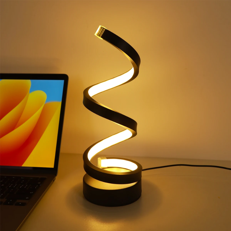 Luminária LED Espiral Portátil Recarregável Sem Fio TechG