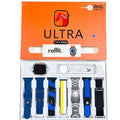 Relógio Smartwatch Series 9 Ultra com 7 Pulseiras + kit limpeza 3 em 1 de Brinde