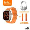 Kit ROFFIT® Smartwatch IWO9 + Fone AirMax [+2 PULSEIRAS DE BRINDE + FRETE GRÁTIS]