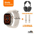 Kit ROFFIT® Smartwatch IWO9 + Fone AirMax [+2 PULSEIRAS DE BRINDE + FRETE GRÁTIS]