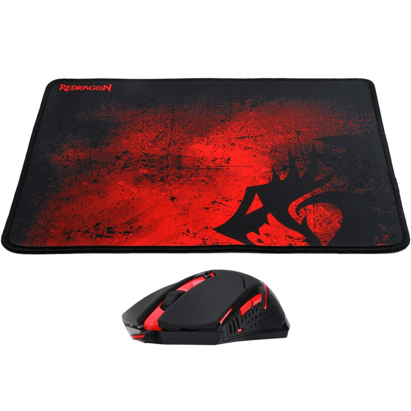 Combo Gamer Redragon Mouse LED + Mousepad - M601 BA