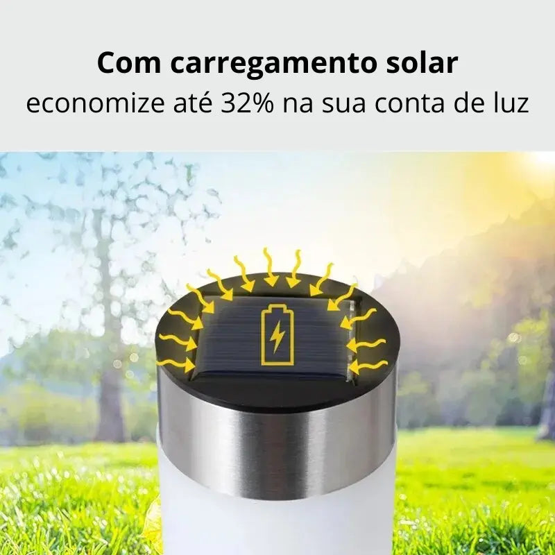 Luminária LED Solar Externa À Prova D'água - GardenShine