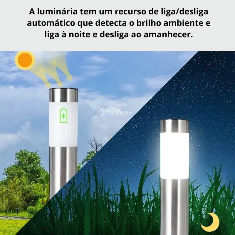 Luminária LED Solar Externa À Prova D'água - GardenShine