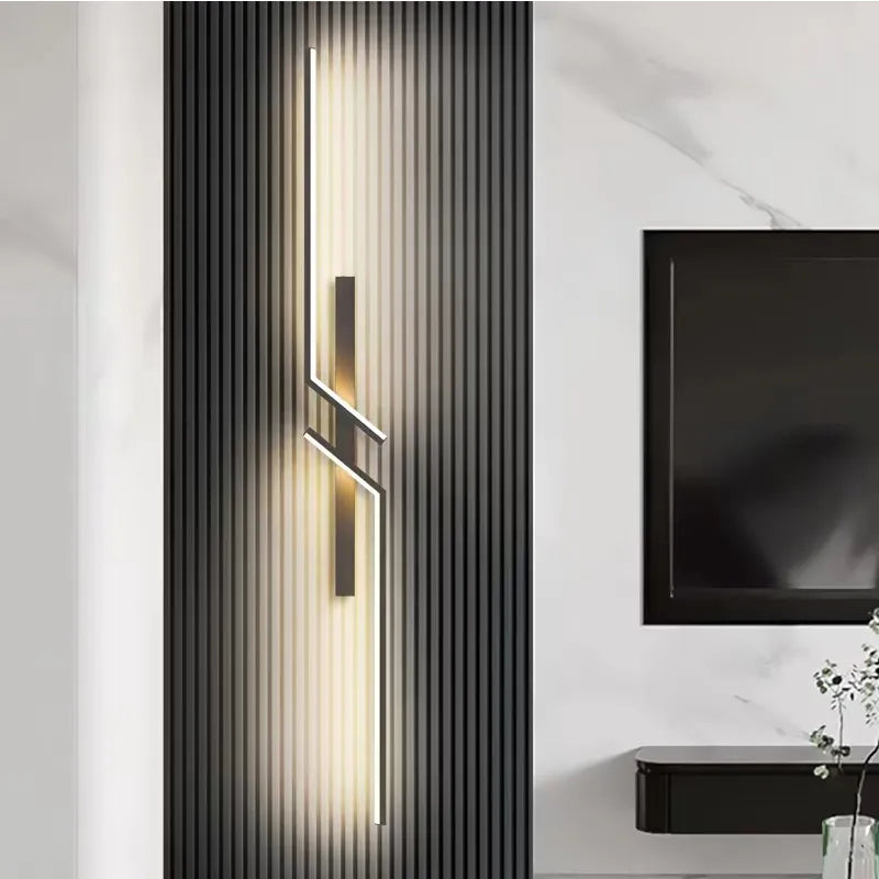 Luminária Arandela de Parede Blade LED - Estilo em Tira Minimalista - para Sala Quarto Varanda Área Gourmet