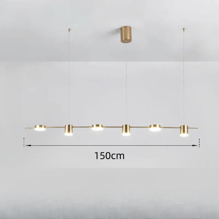 Luminária Pendente Spots Minimal Moderna - com Controle Remoto LED Ajustável - para Iluminação de Área Gourmet, Sala, Escritório