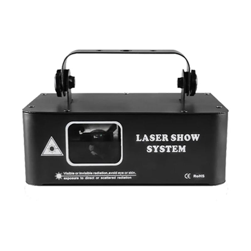 Projetor Laser Profissional DMX RGB de 500MW - Efeito Projeção de Lasers para Iluminação em Festas Bares Eventos Clubes