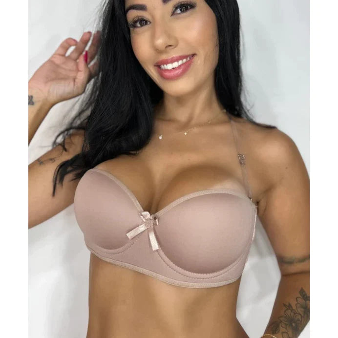 Sutiã Tomara que Caia Com Alça de Silicone Removível  Soutien Bojo Lingerie